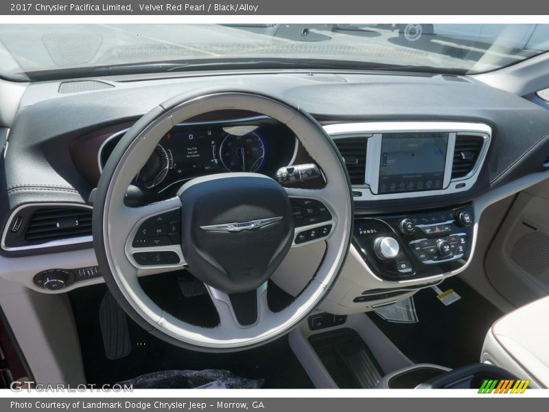Velvet Red Pearl / Black/Alloy 2017 Chrysler Pacifica Limited