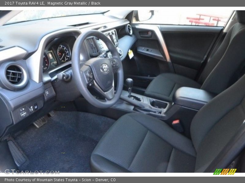 Magnetic Gray Metallic / Black 2017 Toyota RAV4 LE