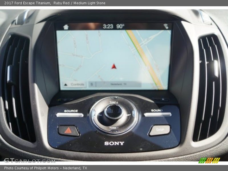 Ruby Red / Medium Light Stone 2017 Ford Escape Titanium