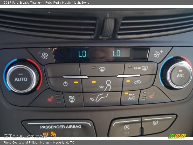 Ruby Red / Medium Light Stone 2017 Ford Escape Titanium