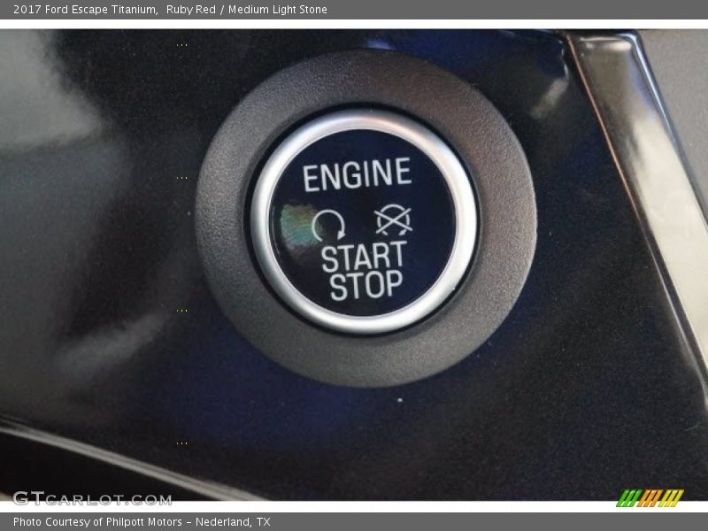 Ruby Red / Medium Light Stone 2017 Ford Escape Titanium