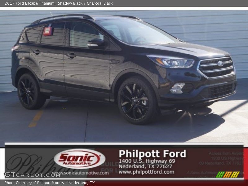 Shadow Black / Charcoal Black 2017 Ford Escape Titanium