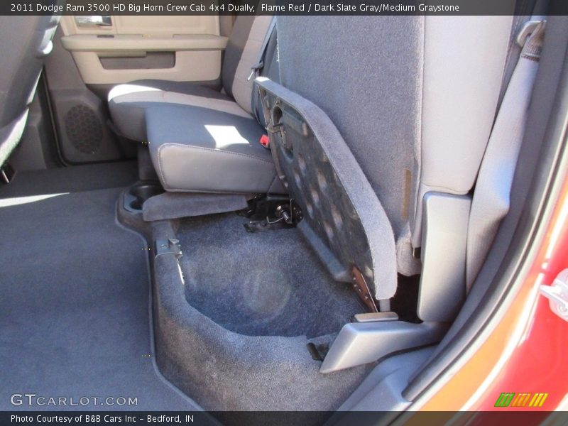 Flame Red / Dark Slate Gray/Medium Graystone 2011 Dodge Ram 3500 HD Big Horn Crew Cab 4x4 Dually