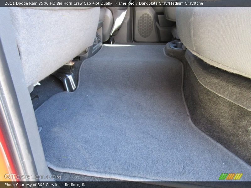 Flame Red / Dark Slate Gray/Medium Graystone 2011 Dodge Ram 3500 HD Big Horn Crew Cab 4x4 Dually