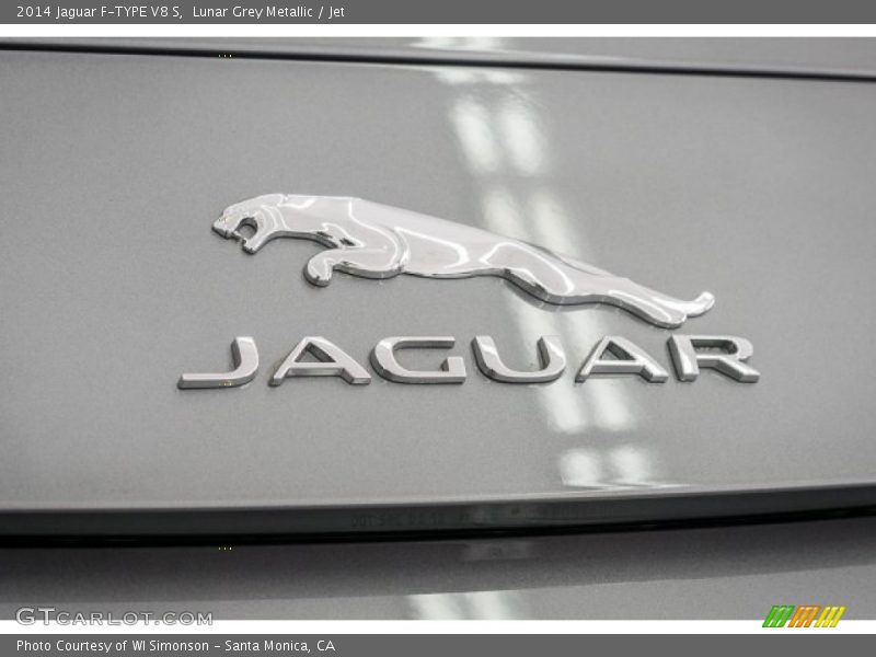 Lunar Grey Metallic / Jet 2014 Jaguar F-TYPE V8 S