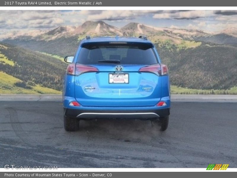 Electric Storm Metallic / Ash 2017 Toyota RAV4 Limited