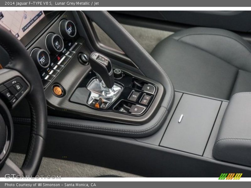 Lunar Grey Metallic / Jet 2014 Jaguar F-TYPE V8 S