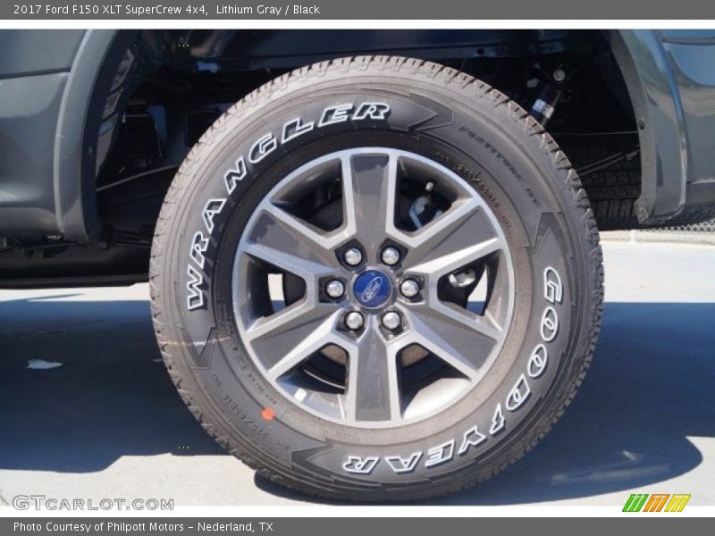 Lithium Gray / Black 2017 Ford F150 XLT SuperCrew 4x4