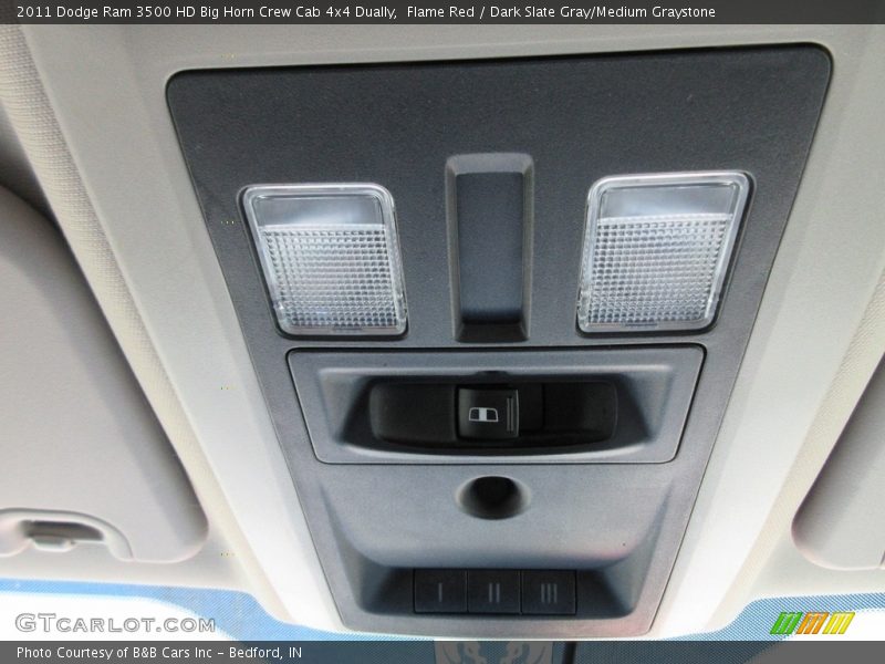 Flame Red / Dark Slate Gray/Medium Graystone 2011 Dodge Ram 3500 HD Big Horn Crew Cab 4x4 Dually