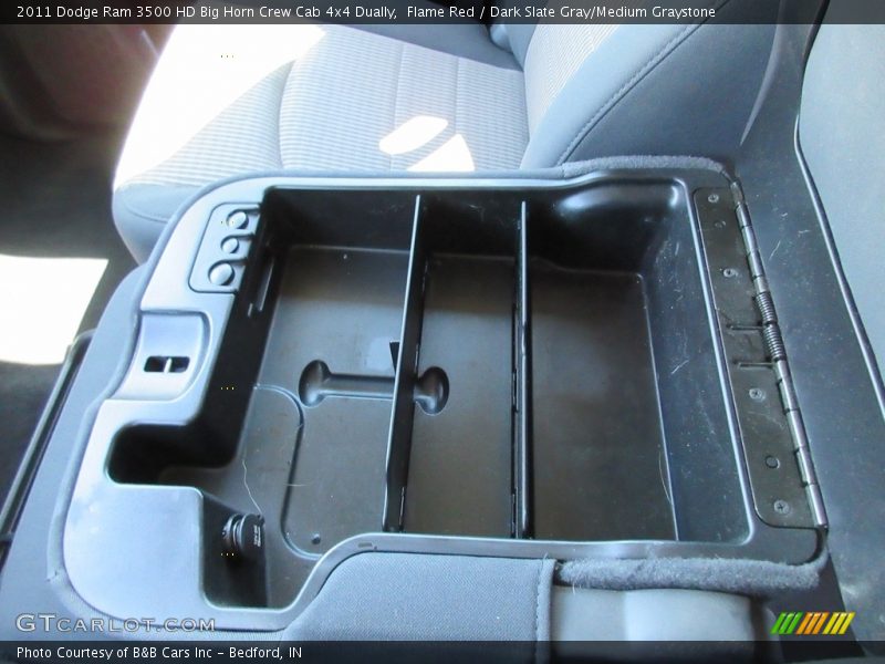 Flame Red / Dark Slate Gray/Medium Graystone 2011 Dodge Ram 3500 HD Big Horn Crew Cab 4x4 Dually