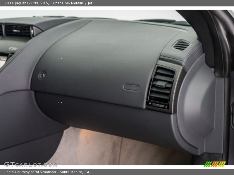 Lunar Grey Metallic / Jet 2014 Jaguar F-TYPE V8 S
