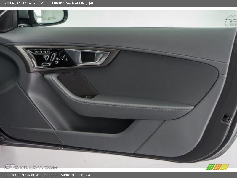 Lunar Grey Metallic / Jet 2014 Jaguar F-TYPE V8 S