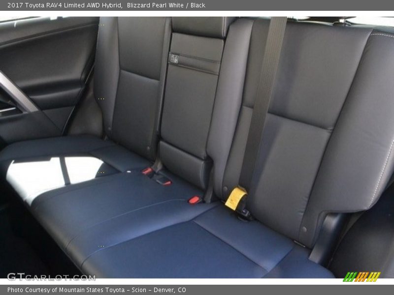 Blizzard Pearl White / Black 2017 Toyota RAV4 Limited AWD Hybrid