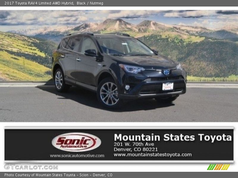 Black / Nutmeg 2017 Toyota RAV4 Limited AWD Hybrid