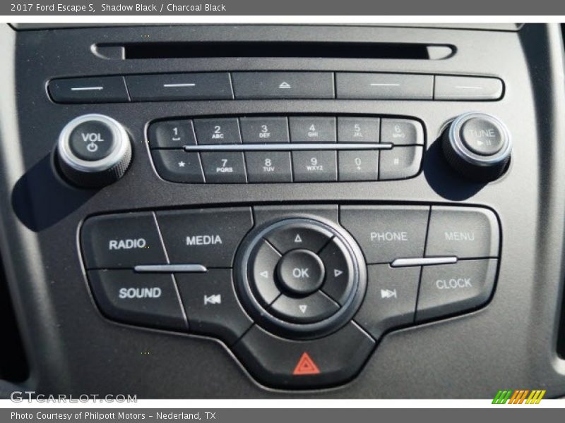 Shadow Black / Charcoal Black 2017 Ford Escape S