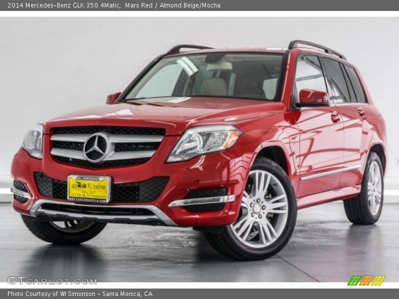 Mars Red / Almond Beige/Mocha 2014 Mercedes-Benz GLK 350 4Matic