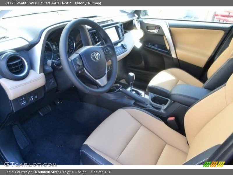 Black / Nutmeg 2017 Toyota RAV4 Limited AWD Hybrid