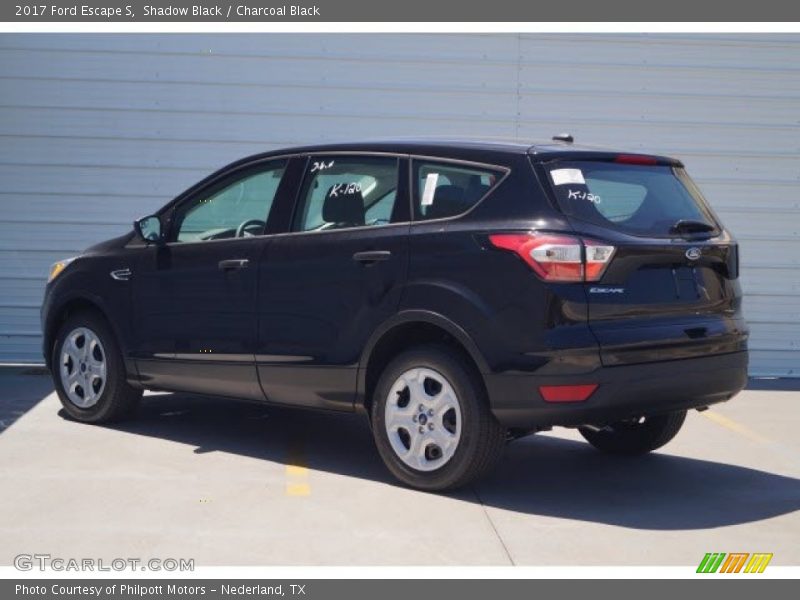 Shadow Black / Charcoal Black 2017 Ford Escape S
