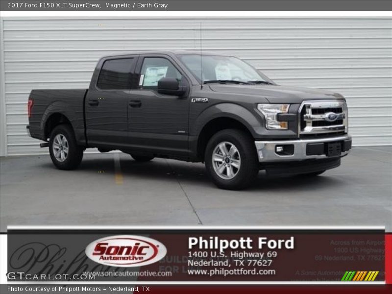 Magnetic / Earth Gray 2017 Ford F150 XLT SuperCrew