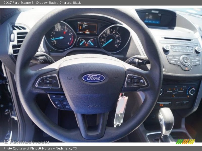 Shadow Black / Charcoal Black 2017 Ford Escape S