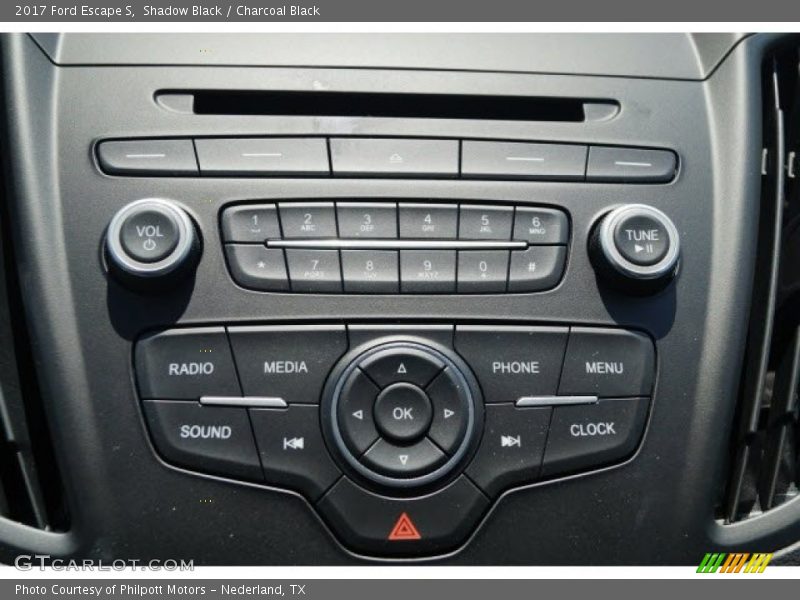 Shadow Black / Charcoal Black 2017 Ford Escape S