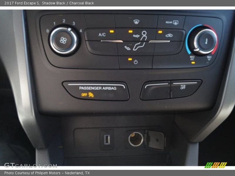 Shadow Black / Charcoal Black 2017 Ford Escape S