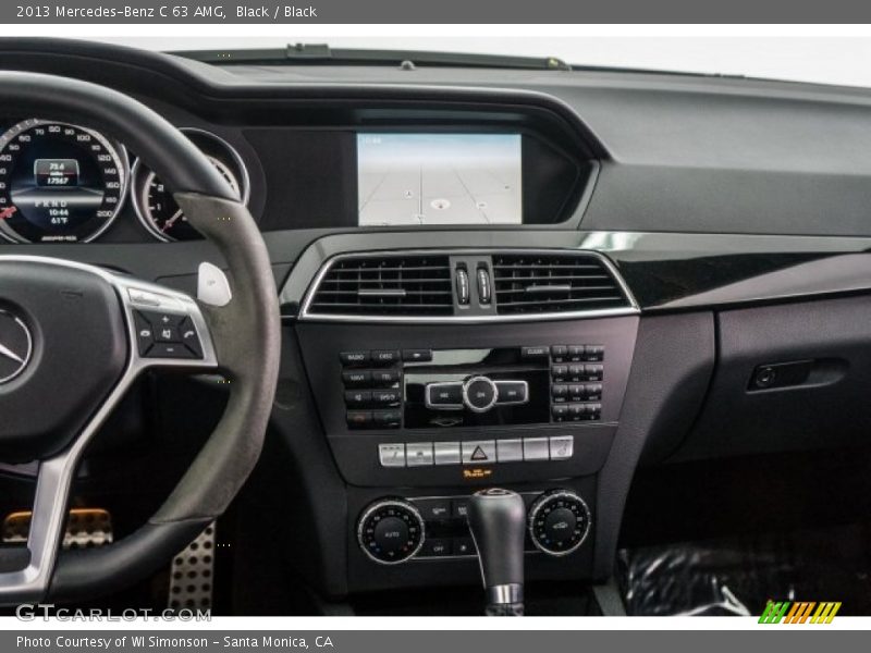 Black / Black 2013 Mercedes-Benz C 63 AMG