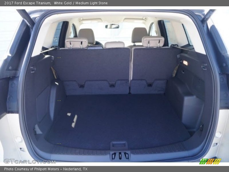 White Gold / Medium Light Stone 2017 Ford Escape Titanium