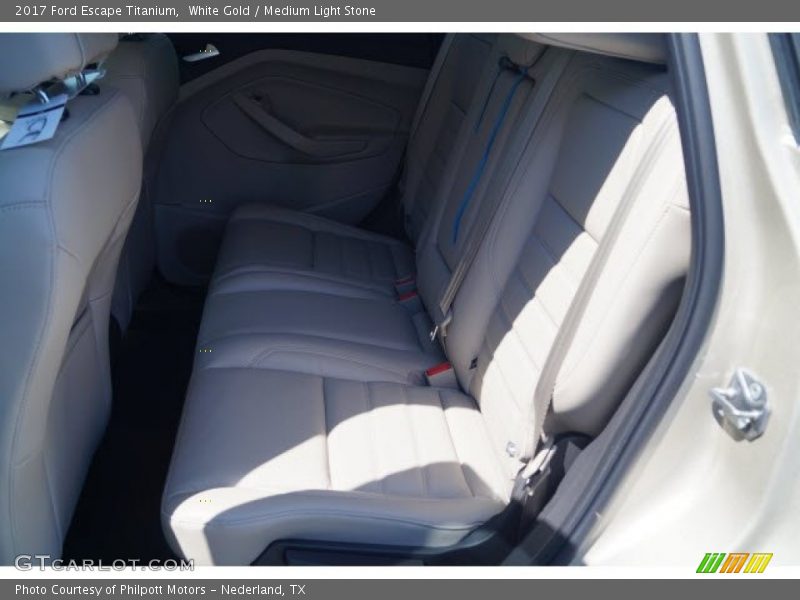 White Gold / Medium Light Stone 2017 Ford Escape Titanium