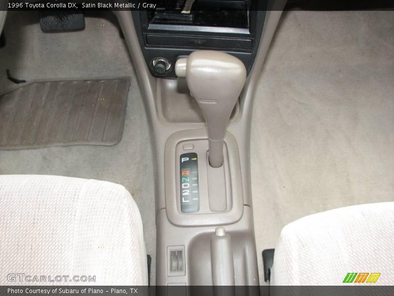 Satin Black Metallic / Gray 1996 Toyota Corolla DX