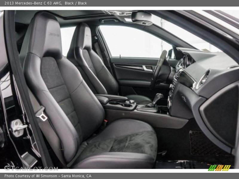 Front Seat of 2013 C 63 AMG