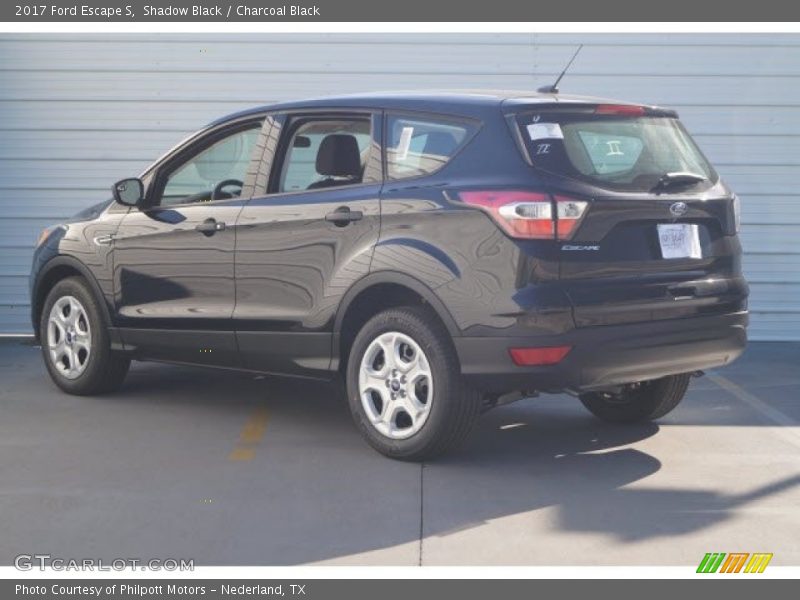 Shadow Black / Charcoal Black 2017 Ford Escape S