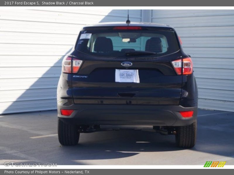 Shadow Black / Charcoal Black 2017 Ford Escape S