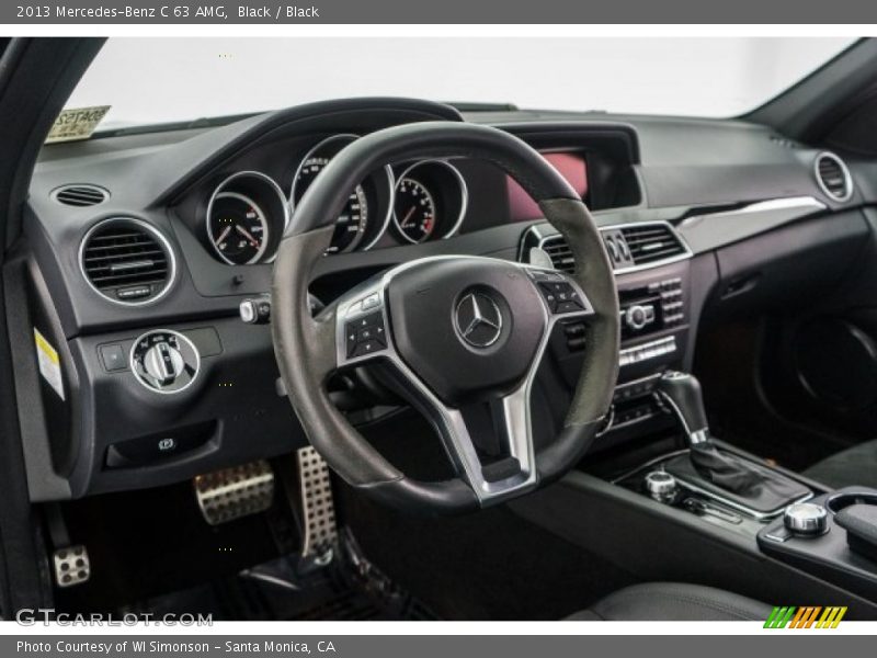 Dashboard of 2013 C 63 AMG