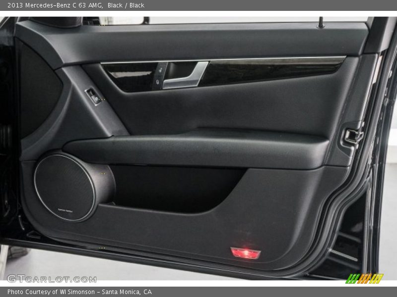 Black / Black 2013 Mercedes-Benz C 63 AMG