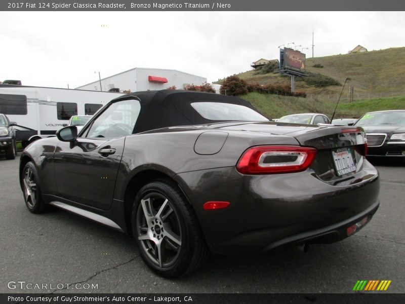 Bronzo Magnetico Titanium / Nero 2017 Fiat 124 Spider Classica Roadster