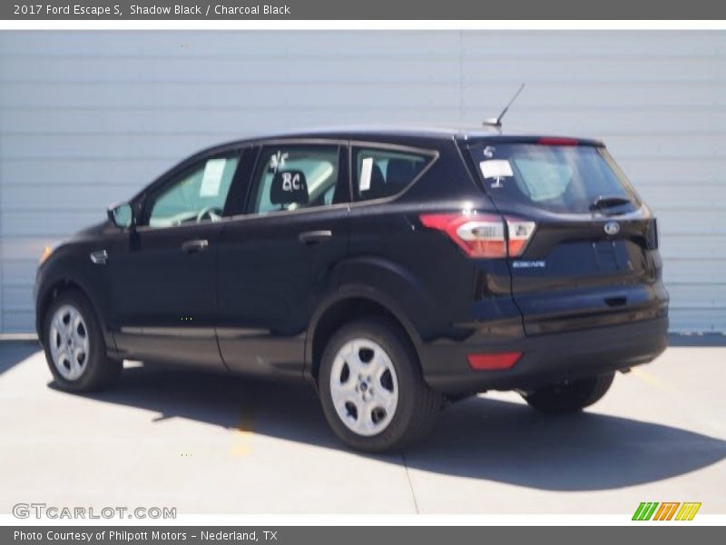 Shadow Black / Charcoal Black 2017 Ford Escape S