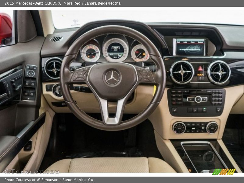 Mars Red / Sahara Beige/Mocha 2015 Mercedes-Benz GLK 350