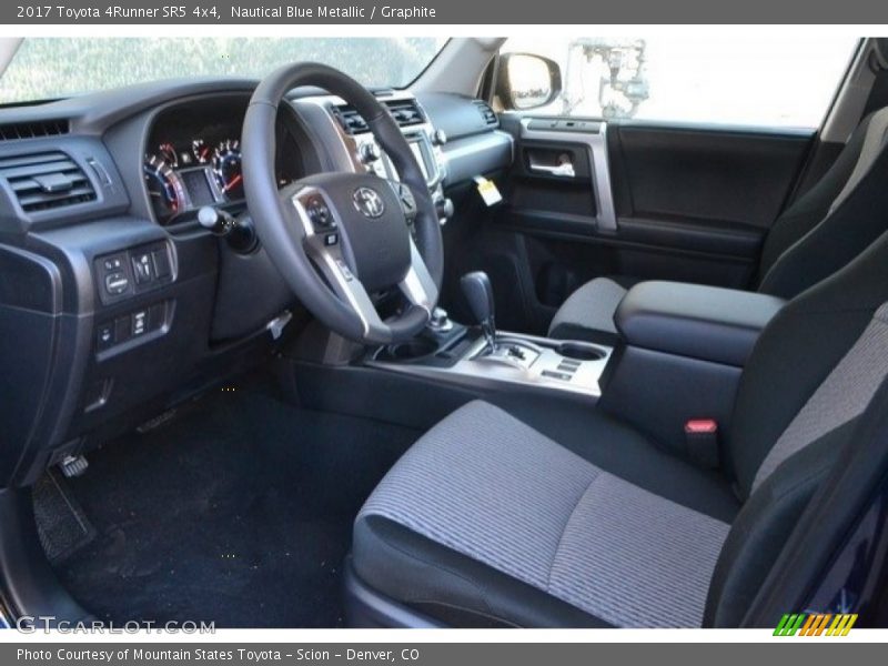 Nautical Blue Metallic / Graphite 2017 Toyota 4Runner SR5 4x4
