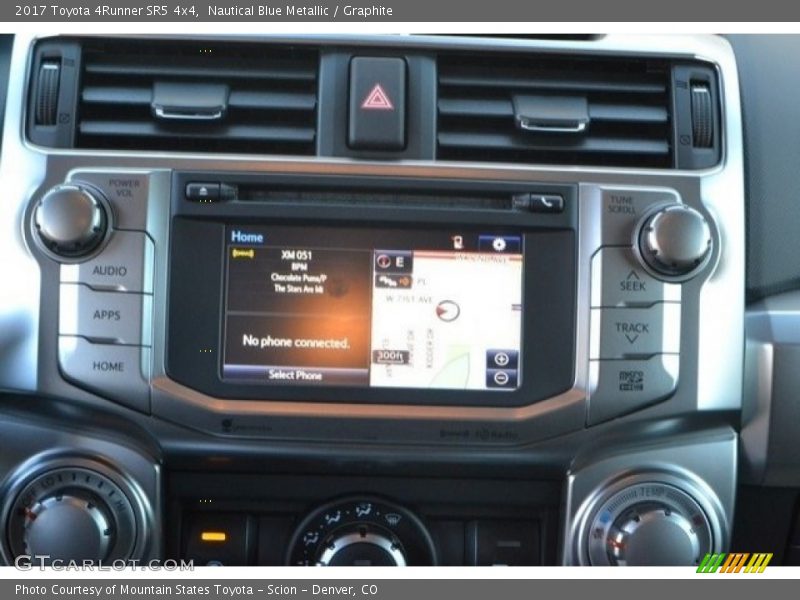 Nautical Blue Metallic / Graphite 2017 Toyota 4Runner SR5 4x4