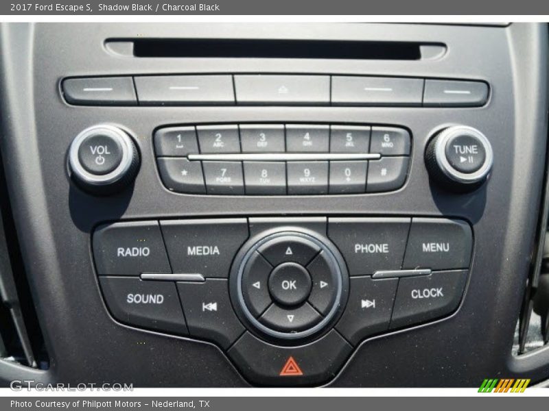 Shadow Black / Charcoal Black 2017 Ford Escape S