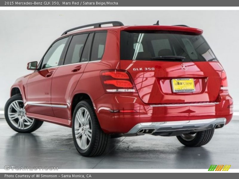 Mars Red / Sahara Beige/Mocha 2015 Mercedes-Benz GLK 350