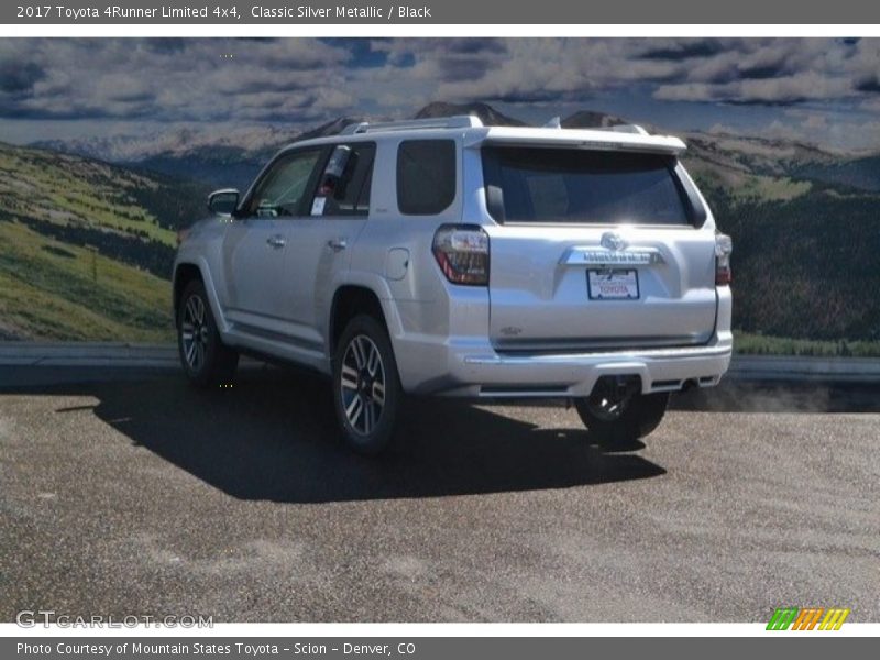 Classic Silver Metallic / Black 2017 Toyota 4Runner Limited 4x4
