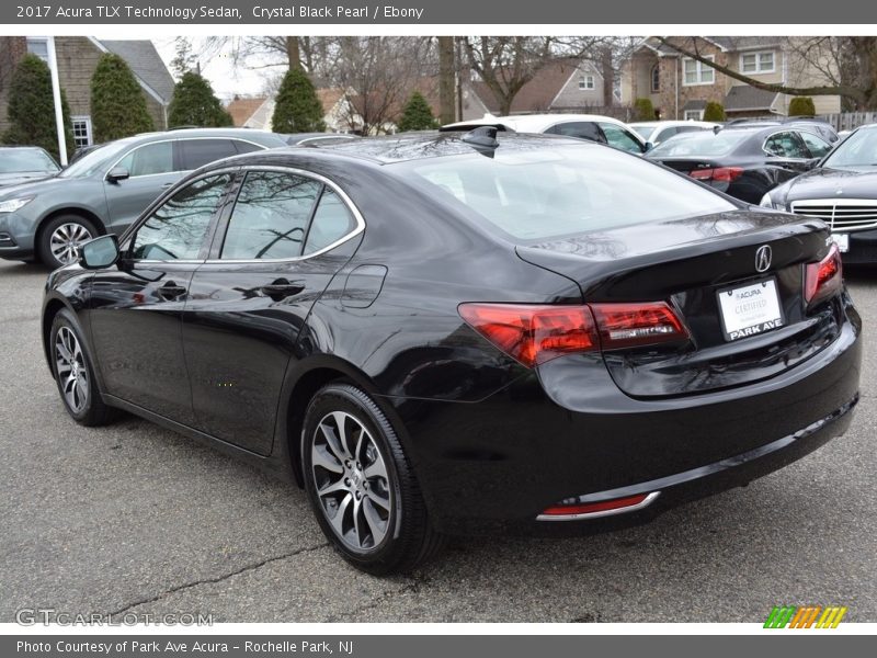 Crystal Black Pearl / Ebony 2017 Acura TLX Technology Sedan