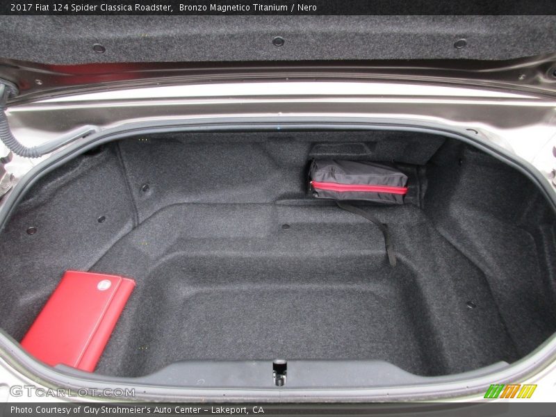  2017 124 Spider Classica Roadster Trunk