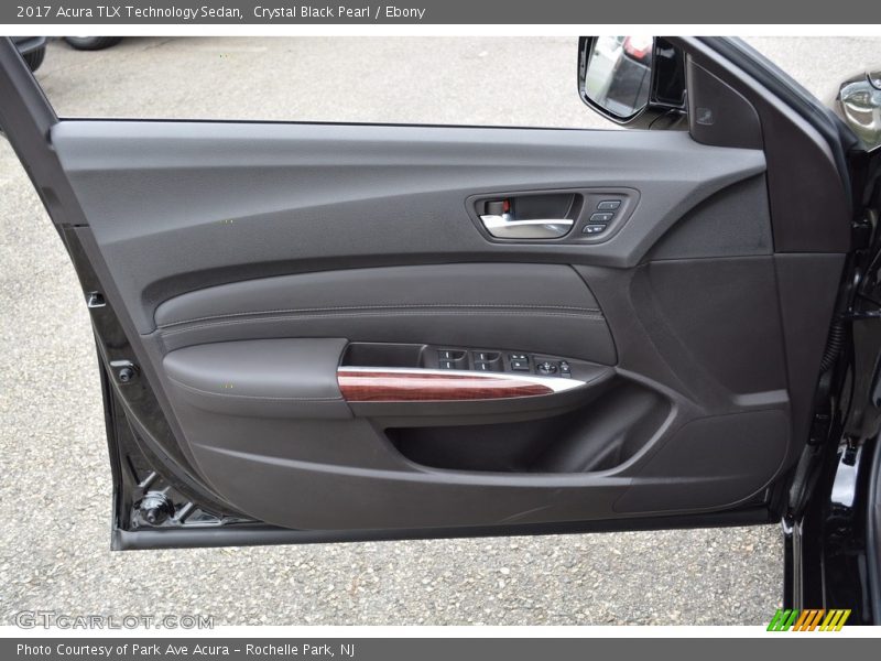 Crystal Black Pearl / Ebony 2017 Acura TLX Technology Sedan