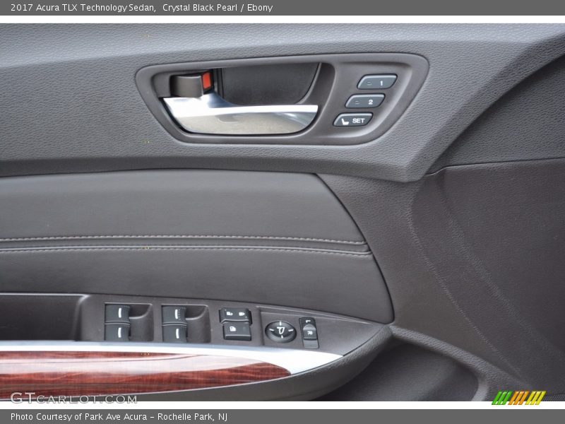 Crystal Black Pearl / Ebony 2017 Acura TLX Technology Sedan