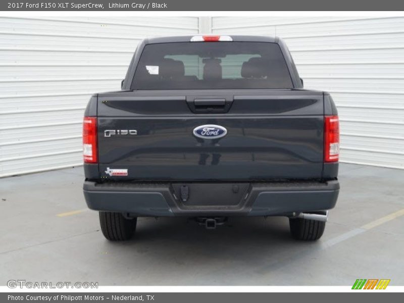 Lithium Gray / Black 2017 Ford F150 XLT SuperCrew