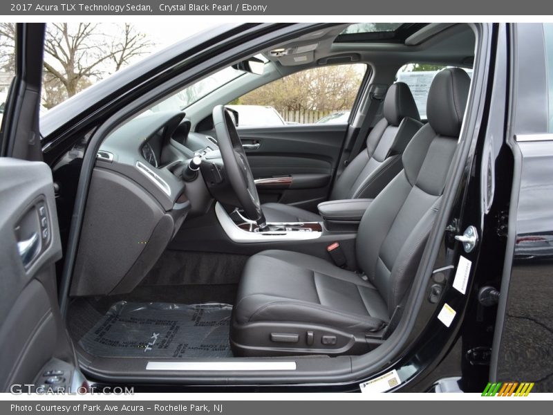 Crystal Black Pearl / Ebony 2017 Acura TLX Technology Sedan