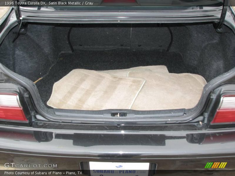 Satin Black Metallic / Gray 1996 Toyota Corolla DX